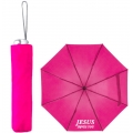Umbrela pliabila roz, Jesus loves you!
